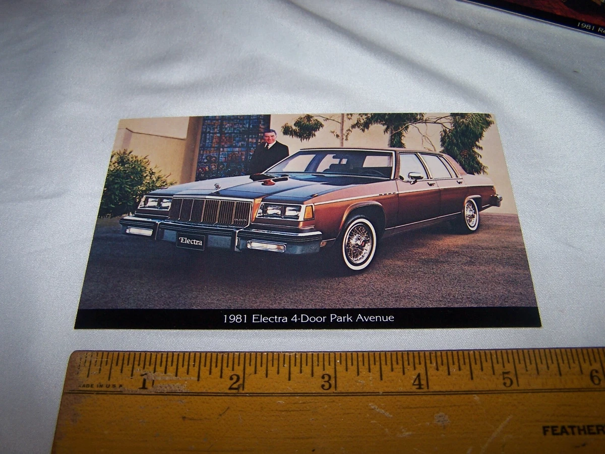 1981 BUICK ELECTRA 4 DOOR PARK AVENUE Postcard eBay