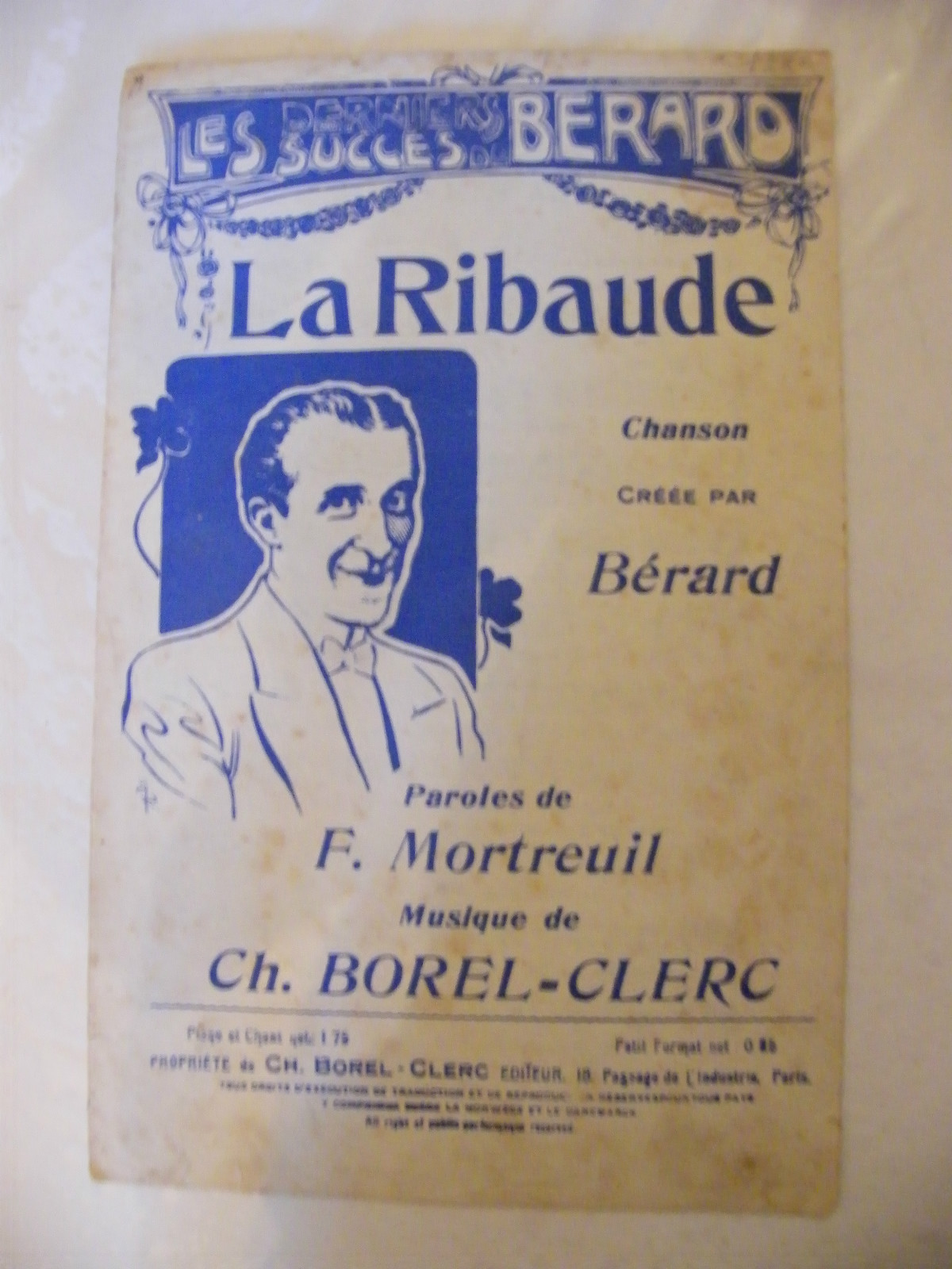 Partition The Ribaude Bérard Borel Clerc