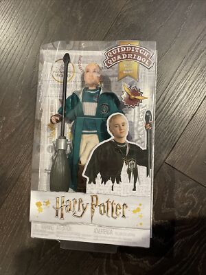 Harry Potter Quidditch Draco Malfoy Figure with Broomstick Wizarding World
