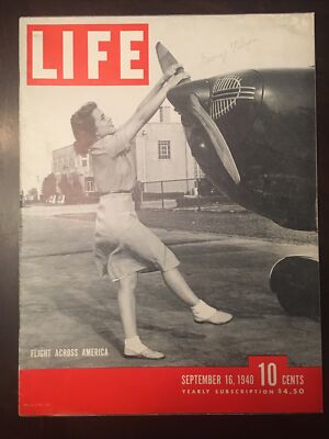 LIFE MAGAZINE SEPTEMBER 16, 1940 Flight Across America