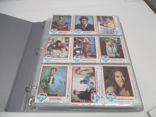 1978-1994 SUPERMAN Movie Lot 4 Card Sets ALBUM 350+ Cards BN-179 - Picture 2 of 6