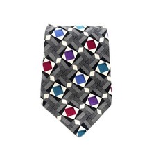Geoffrey Beene 100 Silk Men Ties Business Shirt Work Suit Accessory Office Quad