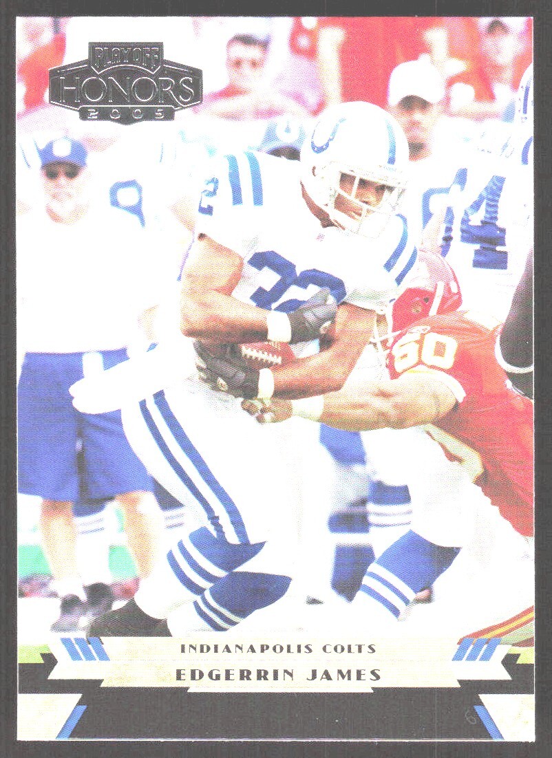 306A. 2005 Playoff Honors Edgerrin James Indianapolis Colts #44