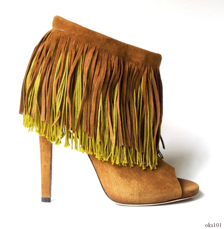 JIMMY CHOO ブーティ 37 JIMMY CHOO $795 Tan Wanaka Ankle Snow Boots Camel/ Black