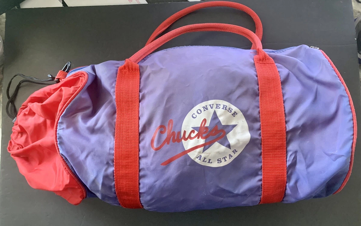 medlem Ampere krølle Vintage Chuck Taylor Converse All Star Duffle Workout Bag | eBay