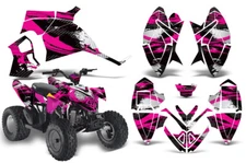 ATV Decal Graphic Sticker Kit For Polaris Outlaw 90 110 2002-2020 CARBONX PNK