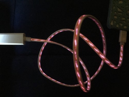 iPhone 14/13/12/11 X/8/7/ Light-Up USB Charger Cable w/ Flowing LED Light - Picture 13 of 28