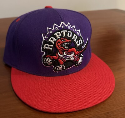 NBA Toronto Raptors Mitchell & Ness Snapback Dinosaur Logo 7 3/8