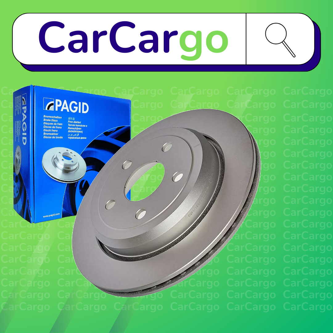 Pagid Vented Rear Brake Discs Pair For Dodge Durango 5.7 2011-2024 330 mm