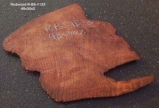 Curly redwood  Craft Wood  Redwood Slab  DIY wood  Rbs-1123