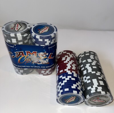 Camel Casino Poker Chips Set Brand New Sealed Joe Camel Poker 2005 Las Vegas