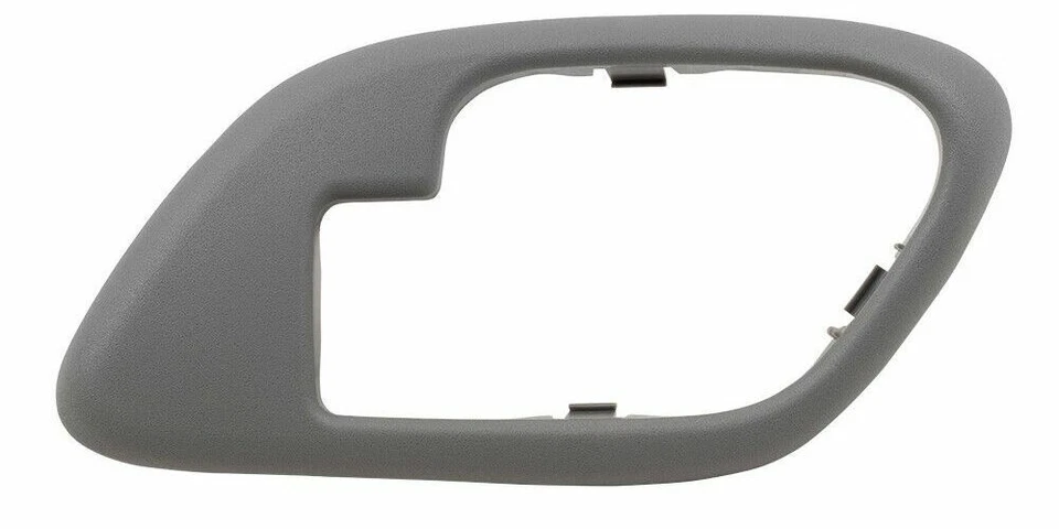 NOVA maçaneta interna da porta e moldura acabamento cinza passageiro destro para caminhão Chevy GMC 95-99 - Imagem 3 de 4