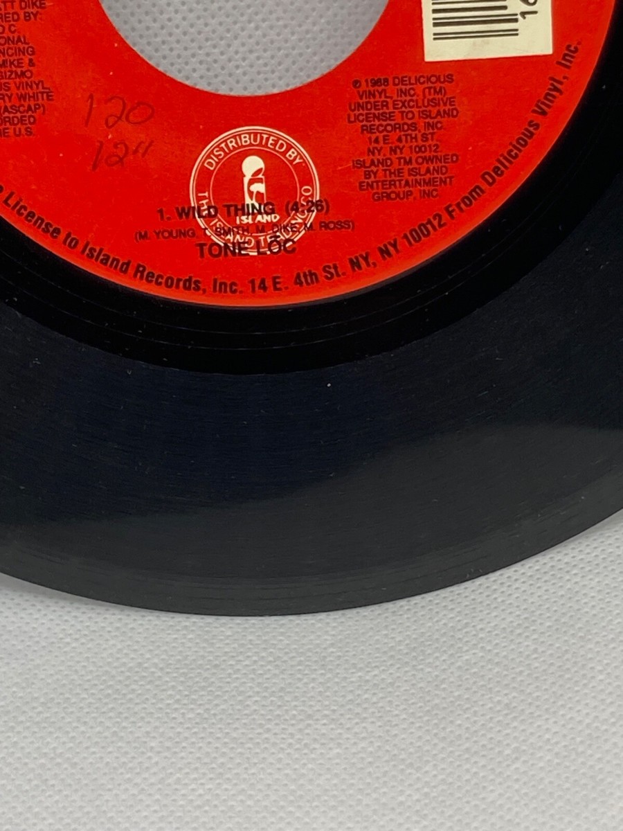 Tone Loc Wild Thing Loced After Dark 45 RPM Vinyl | eBay