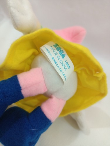 FAKE Sonic The Hedgehog AMY ROSE 9" Fighters Bootleg Plush Doll Sega Japan 1995 - Picture 8 of 8