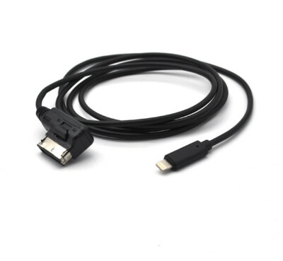 For iPHONE 10 14 8 AUDI mp3 DATA INTERFACE AUX ADAPTER CABLE Charge AMI MMI MDI