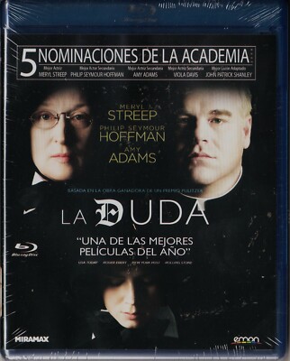 LA DUDA con Meryl Streep.  Blu-ray. Tarifa plana (España) en envío, 5  .