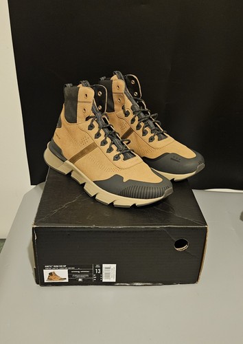 SOREL MENS KINETIC RUSH MID WATERPROOF Suede SNEAKERS SIZE 13 NWB $150