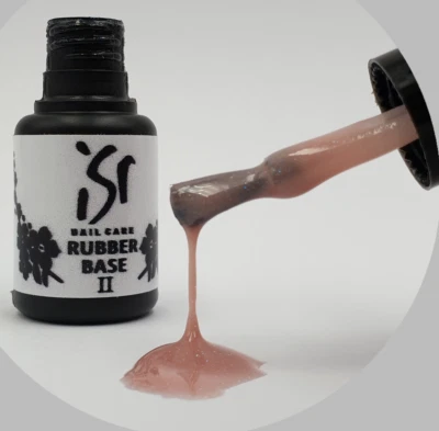 ISR NAIL CARE ISR UV & LED Gel Lack Rubber Base Cover 2 Camouflage Diamant Glitzer Shimmer 6ml