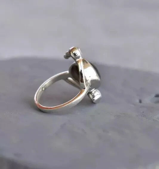 Moonstone & Labradorite Handmade Ring 925 Sterling Silver Jewelry All Size C279 - Image 4 of 4