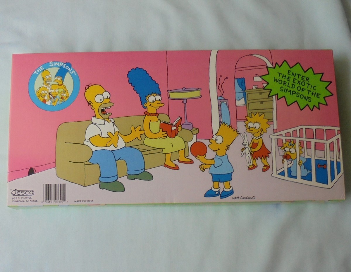 Les Simpsons - Mattel 1990 - Canapé et Téléviseur (neuf en boite