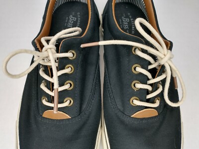 G. H. Bass Co. Navigate Canvas Navy Blue Shoes Womens Size 7  display picture 1
