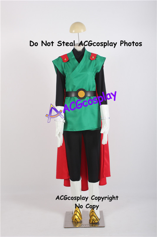 Disfraz de Dragon Ball Z El Gran Saiyamán Cosplay acgcosplay incluye cubiertas de botas