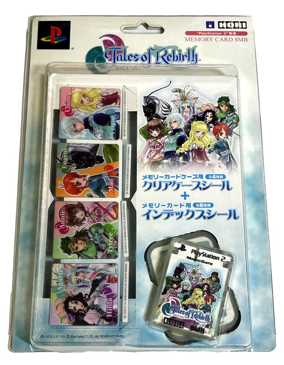 未使用品HORI テイルズオブリバース【PS2 メモリーカード】 品HORI テイルズオブリバースPS2 メモリーカード（Tales of