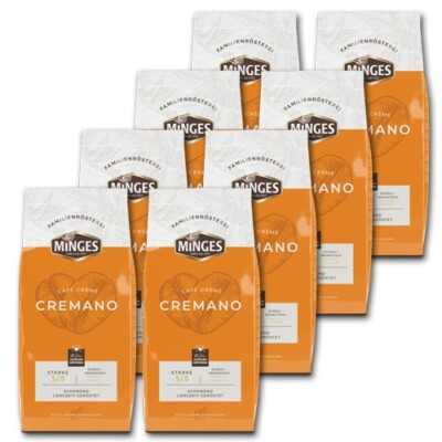 8 KG Minges Café Crème Cremano Kaffeebohnen