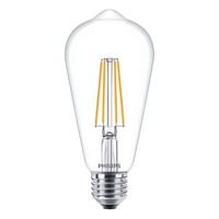 Philips Led Filament Lampe Edison ST64 7W = 60W E27 Klar 806Lm Warmweiß 2700K