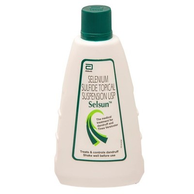Abbott Selsun Suspension Anti-Schuppen-Shampoo zur Haarreparatur 120ml