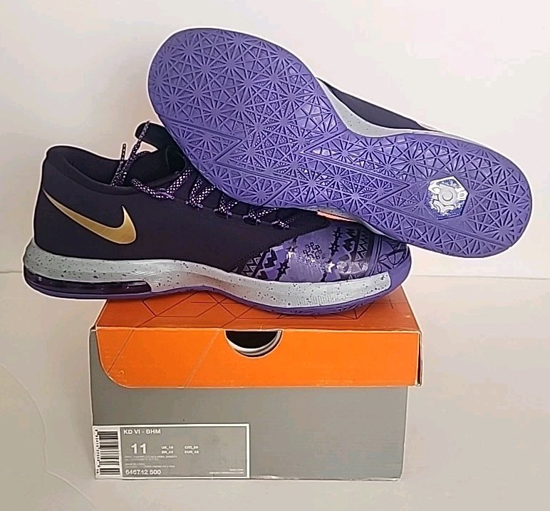 Size 11 - Nike KD 6 BHM - 646742-500 for sale online | eBay