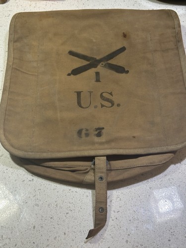 Spanish American War & Insurrection & Rock Island Arsenal 1904 Haversack