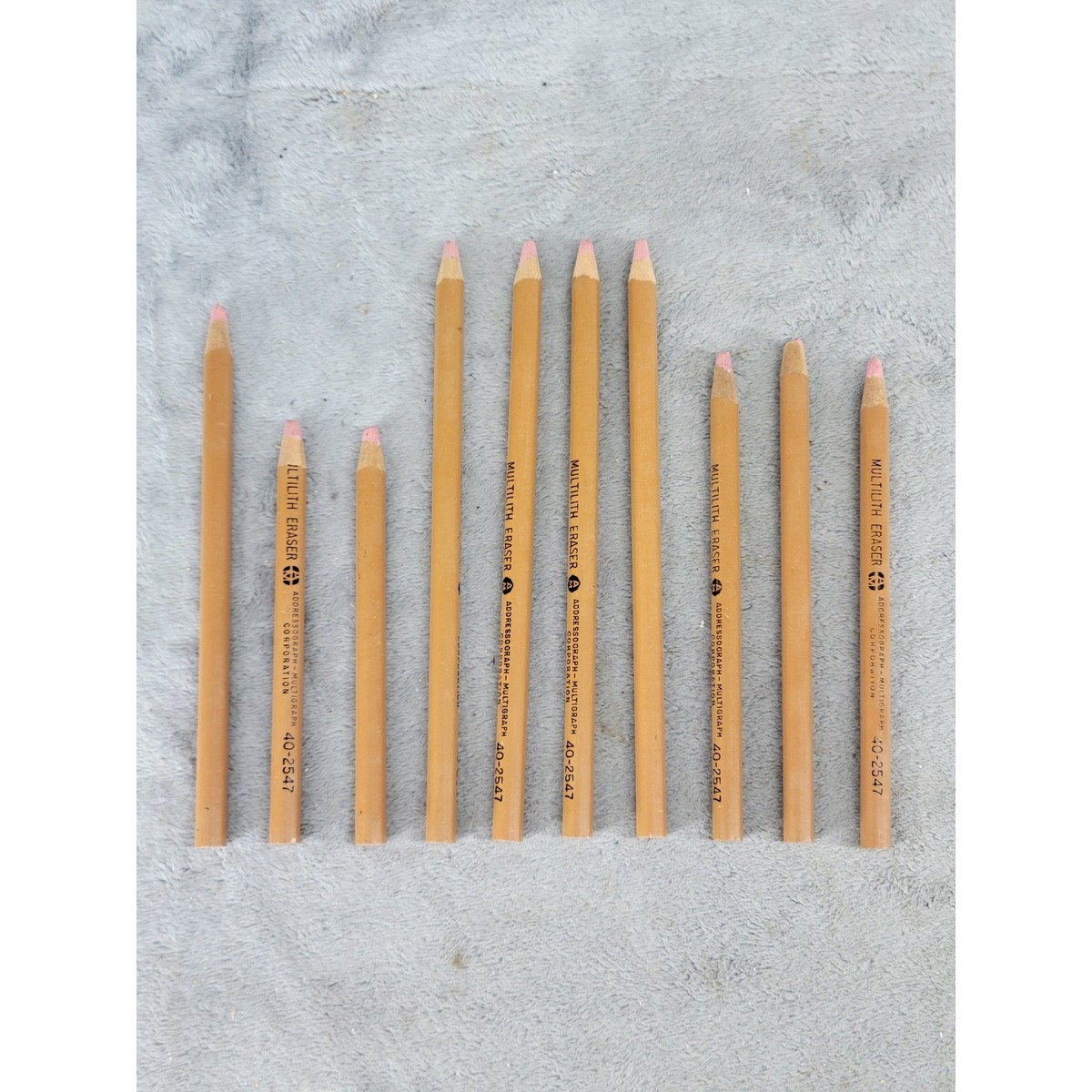 Vintage Multilith Eraser 40-2547 Addressograph-Multigraph Pencil 