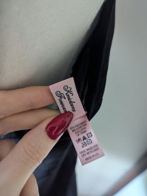 Agent Provocateur Black Gisele Silky Mini Slip Dress Chemise Night M