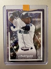 2021 Bowman Platinum - Precious Elements Julio Rodriguez #PE-9 Purple /250 (RC)