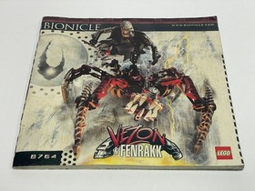 Lego 8764 BIONICLE Vezon & Fenrakk 2006 Instruction Manual ONLY Booklet NO Brick