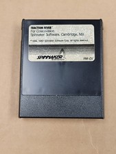 Fraction Fever Colecovision Cart Great Shape image