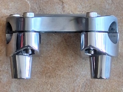 OEM original Harley aluminium Riser Lenker Klemme Shovelhead Evo Sportster FX FL