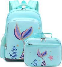 Girls Backpack, Kids Backpacks for School Kindergarten Girls Backpack with Lunch