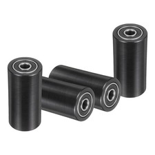 4Pcs Plastic Roller Wheel with Bearing, 5/16"x1-9/64"x2-3/8" Bearing Pulley