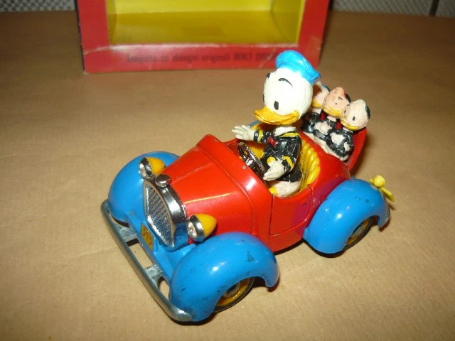 POLITOYS 554 AUTO PAPERINO 1^ SERIE DISNEY DONALD DUCK MODEL DISNEY POLISTIL - Immagine 2 di 4