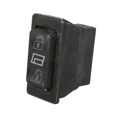 Universal Car/Truck Power Door Lock/Unlock Switch Black 5-Pin Terminal DPDT 12V