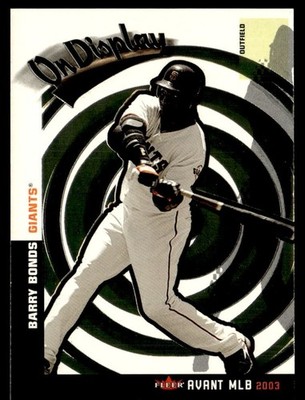 2003 Fleer Avant On Display Barry Bonds 183/399 #2 OD