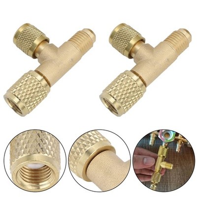 2 Stück Hochuniversalität Messing T-Stück Adapter mit einfacher Installations