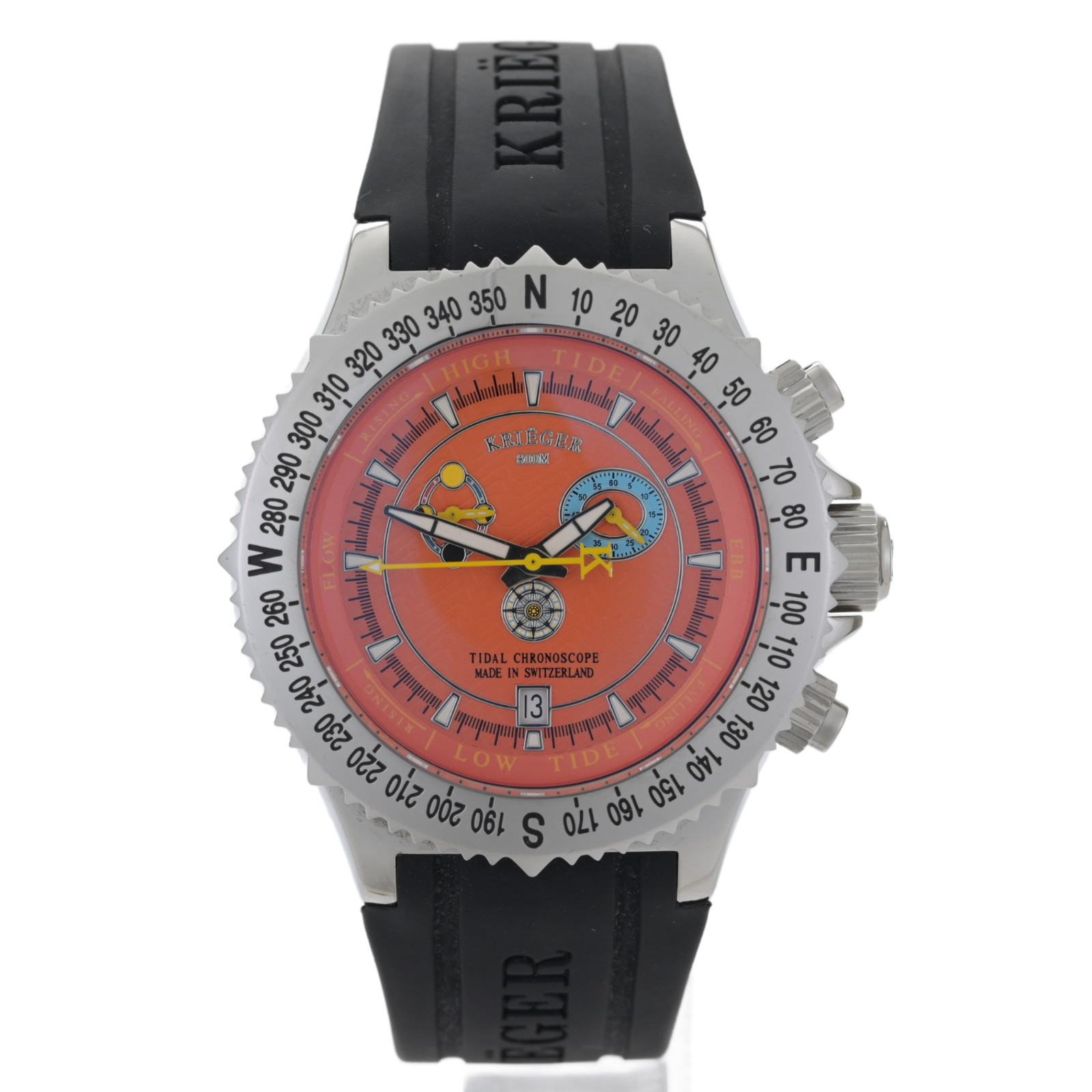 Krieger K1001TP Tidal Wave Chrono Limited Edition 44mm Orange