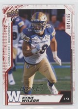 2020 Upper Deck CFL Red 84/165 Kyrie Wilson #117 4pn