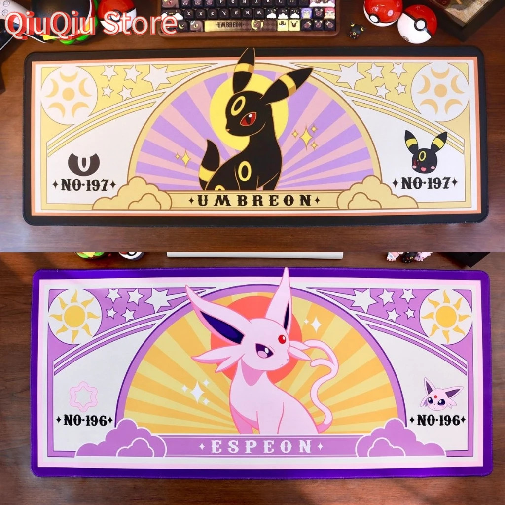 Pokemon Eeveelutions Umbreon Sylveon Espeon Large Gaming Mouse Pad Pokemon Eeveelutions Umbreon Sylveon Espeon Large Gaming Mouse Pad