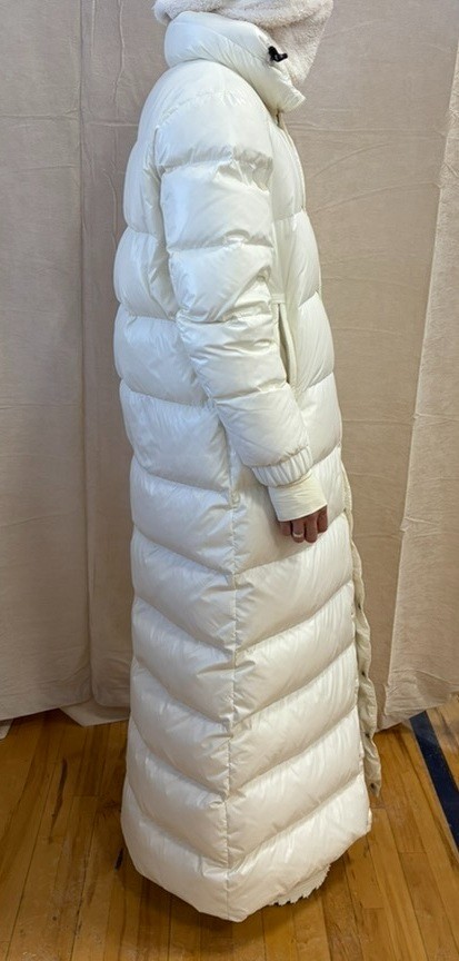 Women's Moncler White Hanoverian Down Coat - Unreleased, from Jan 31 Aspen Show thumbnail 5