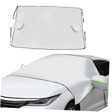 Car Snow Cover Half Car Cover Waterproof All Weather Winter Car 90.6inch