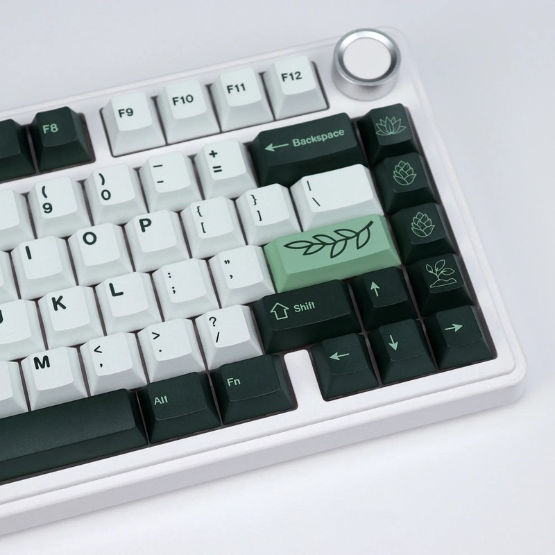 KBDiy GMK Botanical Keycaps 140-Key PBT Cherry Profile Mechanical Keyboard